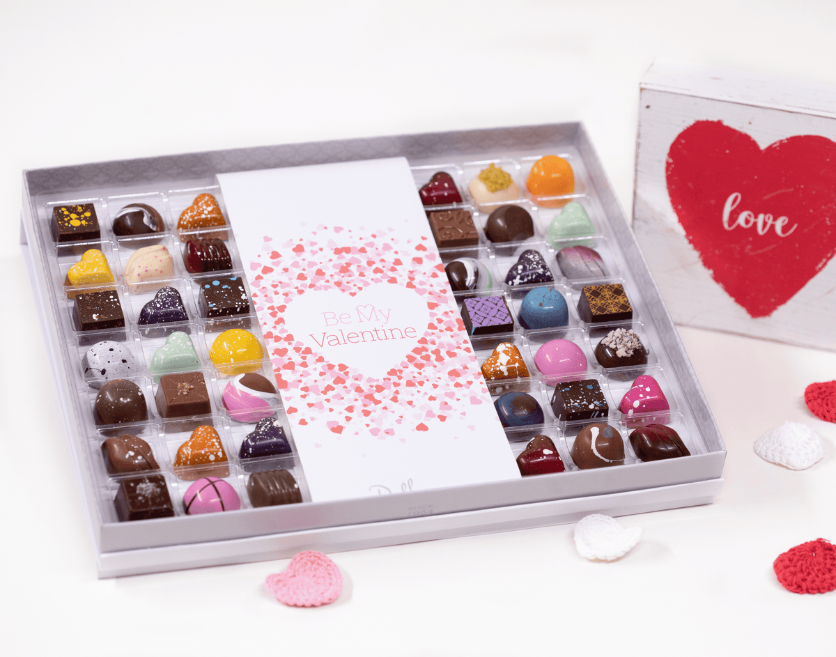 42 Piece Be My Valentine Chocolate Gift Box