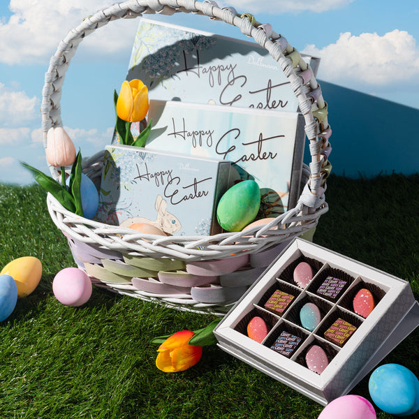 How to Create a Beautiful Easter Chocolate Gift Basket