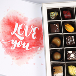 25 Piece VEGAN 'I Love You' Chocolate Gift Box