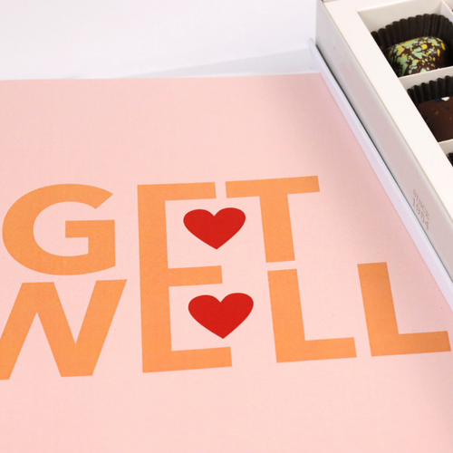 25 Piece VEGAN Get Well Soon Chocolate Box