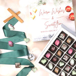 **VEGAN** 25 Piece Christmas Chocolate Box - Holiday Chocolate Gift