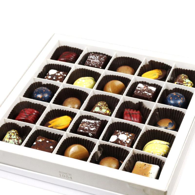 25 Piece VEGAN Happy Anniversary Chocolate Box