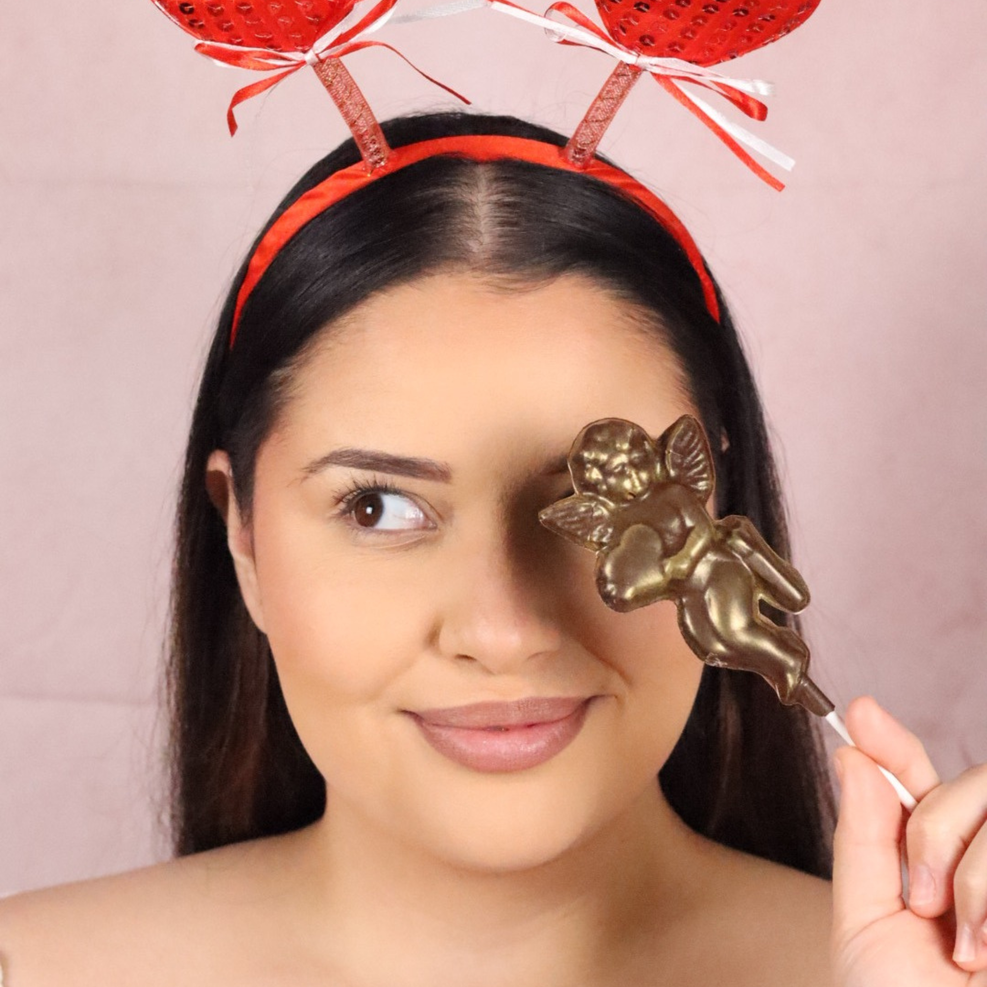 FREE 'Love At First Sight' Cupid Chocolate Lollipop