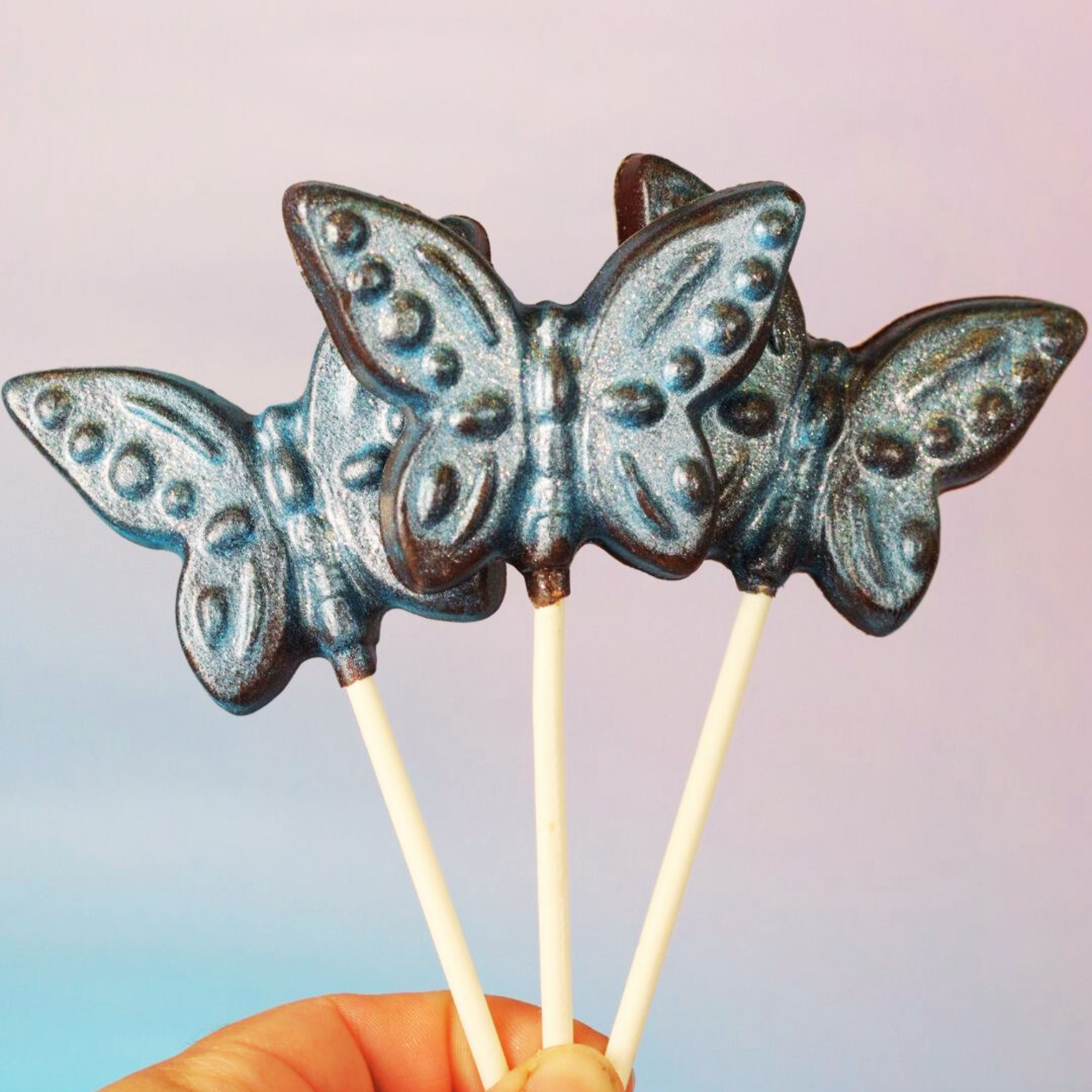 'Flutter into Sweetness' Easter Butterfly Chocolate Lollipop