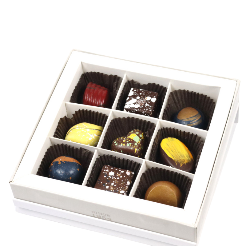 9 Piece VEGAN Thank You Chocolate Gift Box