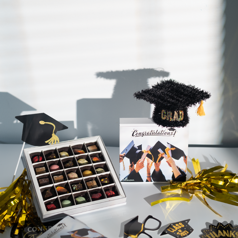 **VEGAN** 9 Piece Graduation Chocolate Gift Box
