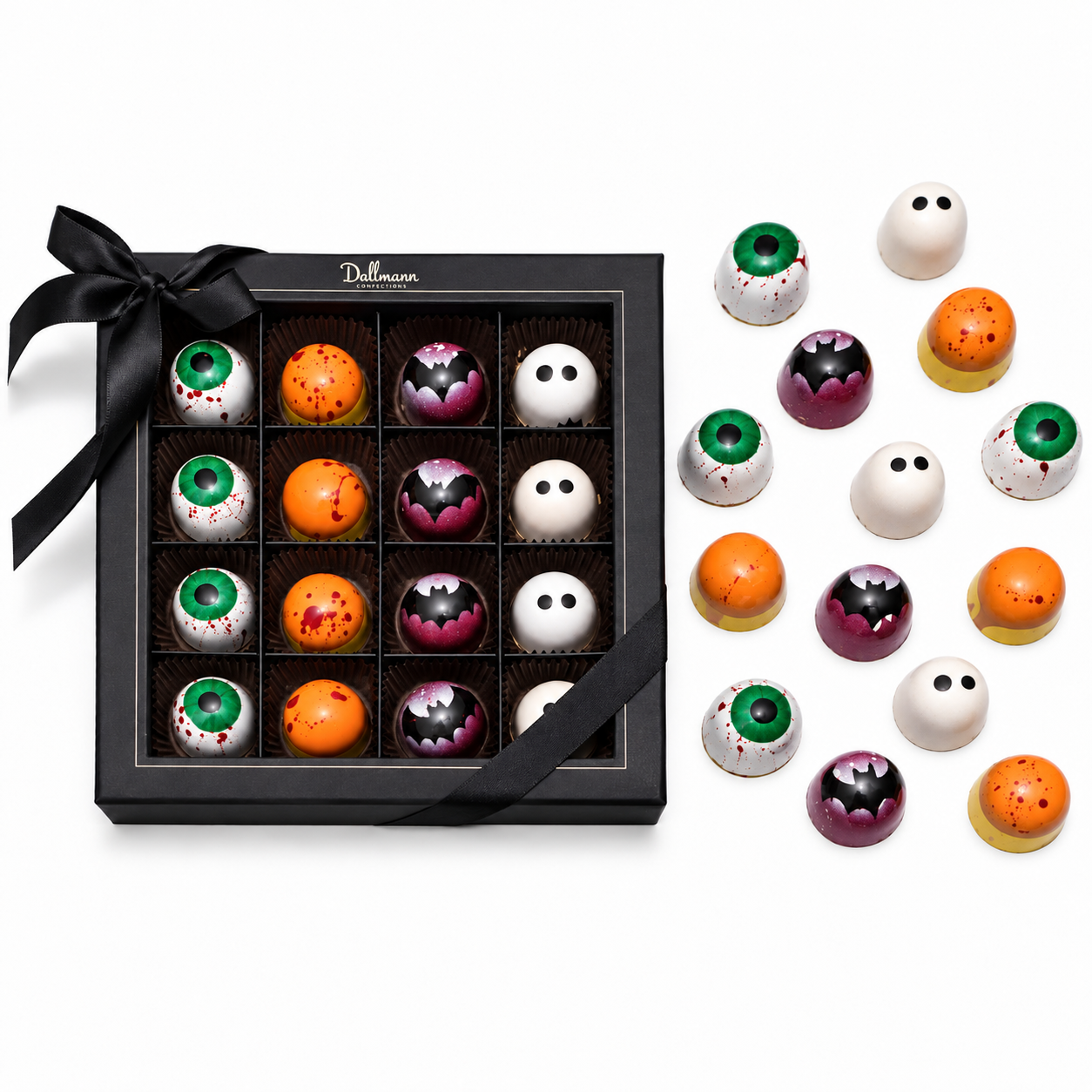 16 Piece Spooky Halloween Chocolate Box