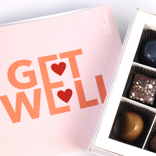 9 Piece VEGAN Get Well Soon Chocolate Box