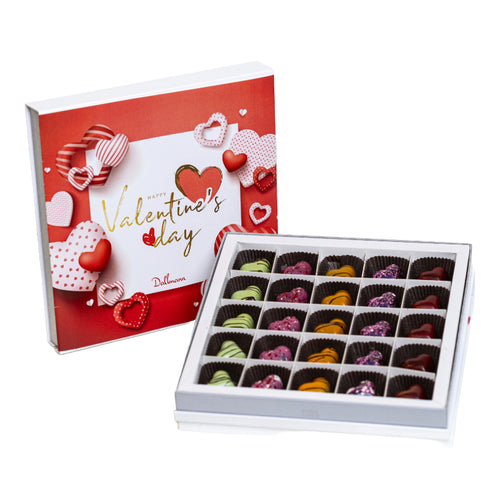 25 Piece VEGAN Valentine's Day Chocolate Gift Box