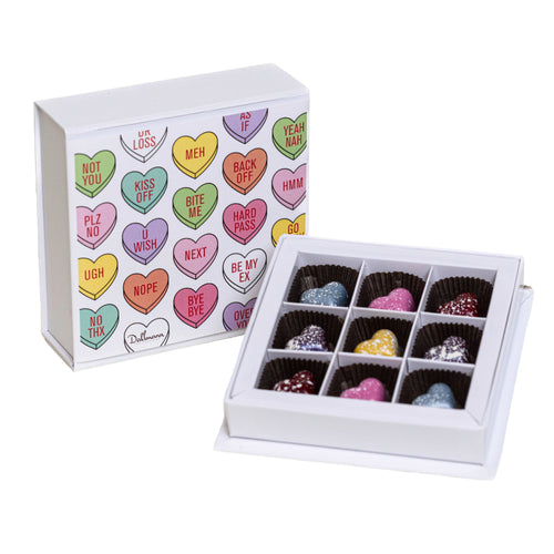 9 Piece VEGAN 'Nah, I'm Good' Anti-Valentine's Day Chocolate Gift Box