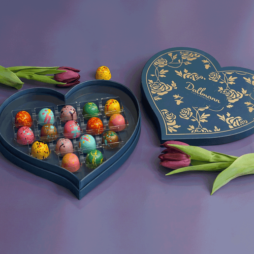 Mother's Day Heart Chocolate Gift Box