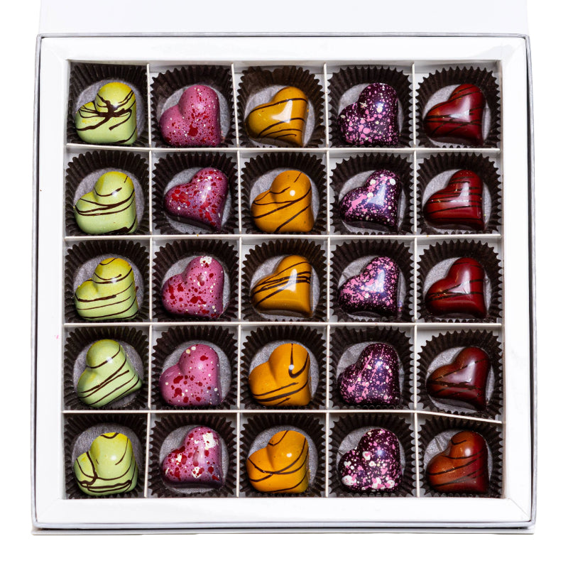 25 Piece VEGAN Valentine's Day Chocolate Gift Box