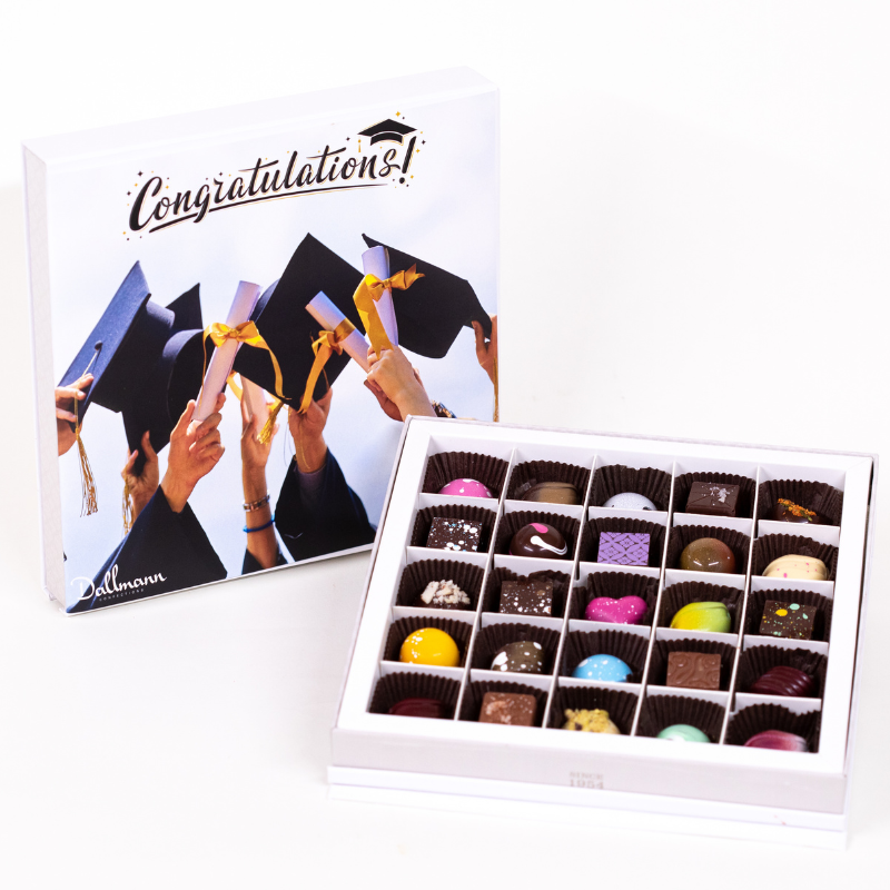 25 Piece Graduation Chocolate Gift Box