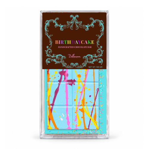 Dallmann Birthday Cake Bar packaging, front view