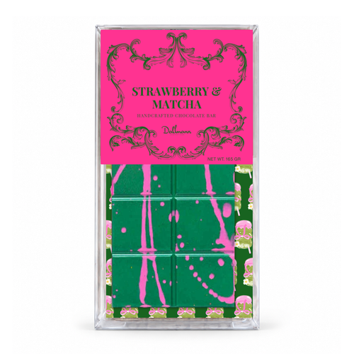 Dallmann Strawberry Matcha Bar packaging, front view