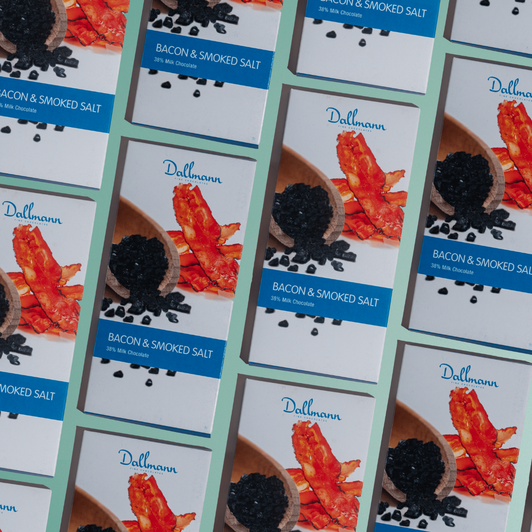 Milk Chocolate Bacon & Applewood Smoked Salt Chocolate Bar